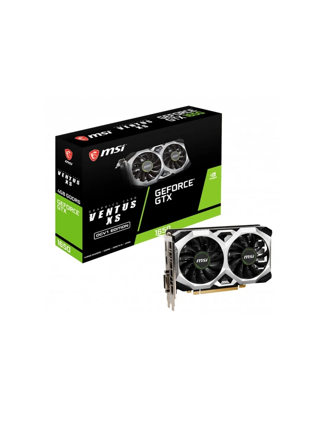 MSI GeForce GTX 1650 D6 Ventus XS OC V1 4GB GDDR6