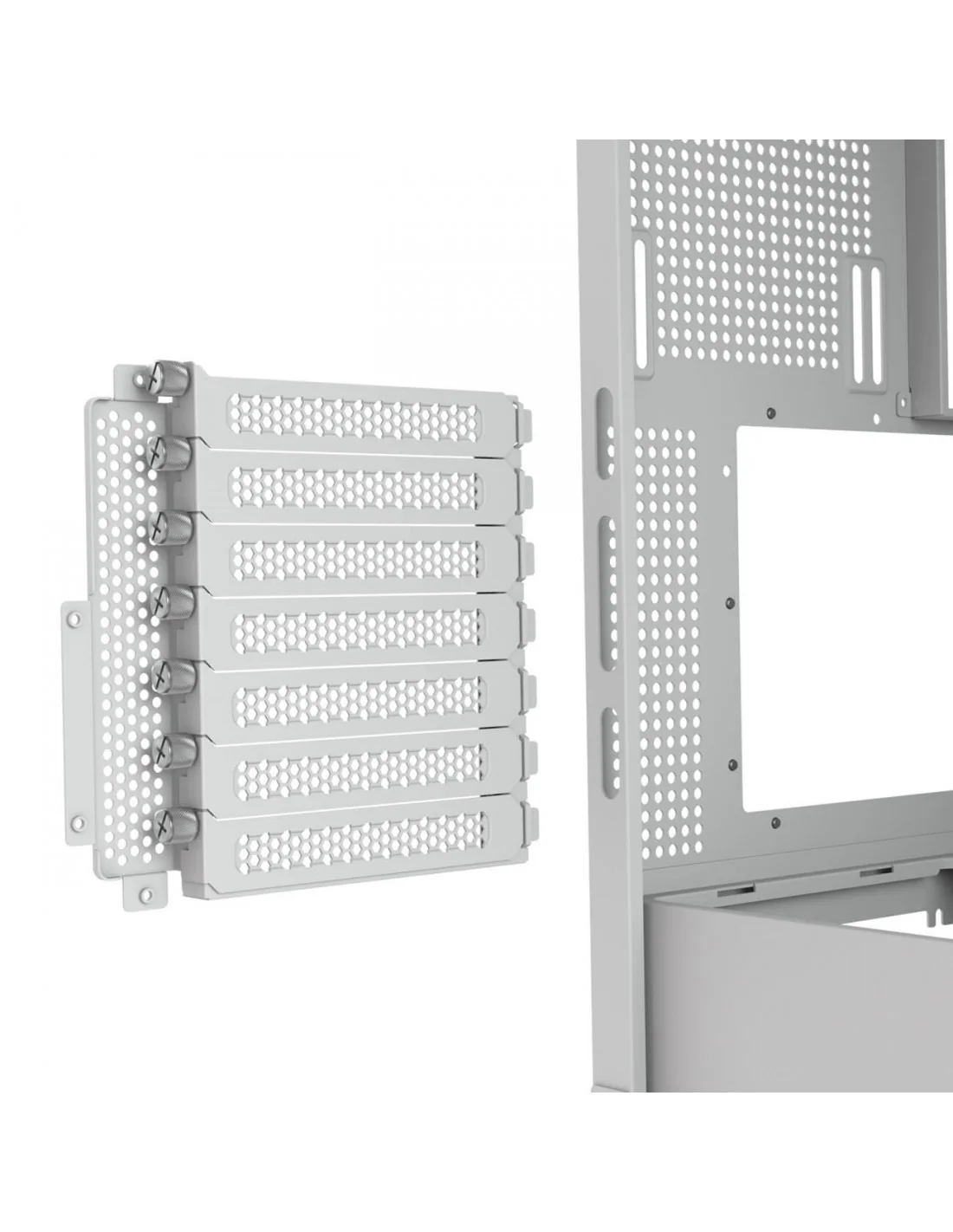 Cougar FV270 Mid Tower Cristal Templado Blanca