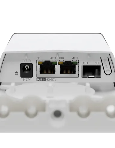 Mikrotik FTC11XG Convertidor de Medios Fibra a RJ-45 IP55
