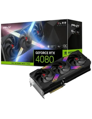 PNY GeForce RTX 4080 XLR8 Gaming VERTO EPIC-X RGB Triple Fan 16GB GDDR6X