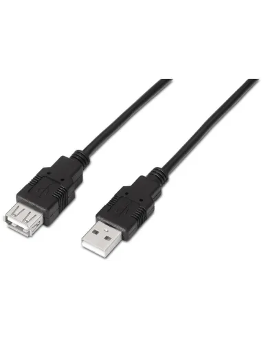 Aisens Cable USB 2.0 Tipo A/M-A/H negro 1.8m