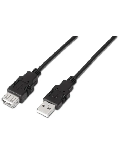 Aisens Cable USB 2.0 Tipo A/M-A/H negro 1.8m