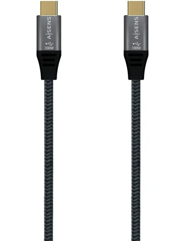 Aisens Cable USB 3.2 Gen2x2 USB-C a USB-C 8K@30Hz Macho/Macho 1.5m Gris