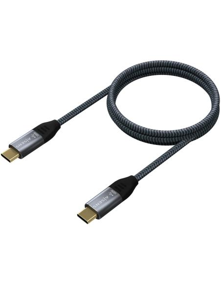 Aisens Cable USB 3.2 Gen2x2 USB-C a USB-C 8K@30Hz Macho/Macho 1.5m Gris