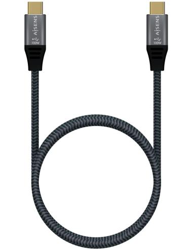 Aisens Cable USB 3.2 Gen2x2 USB-C a USB-C 8K@30Hz Macho/Macho 1.5m Gris
