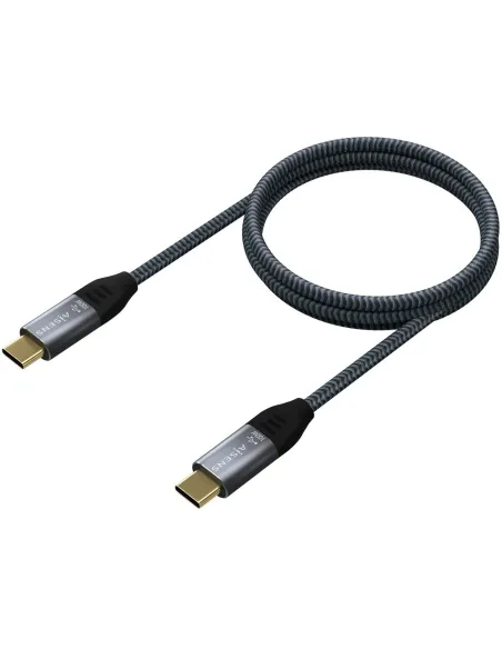 Aisens Cable USB 3.2 Gen2x2 USB-C a USB-C 8K@30Hz Macho/Macho 60cm Gris