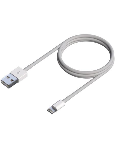 Aisens Cable USB-A a Lightning 50 cm Blanco
