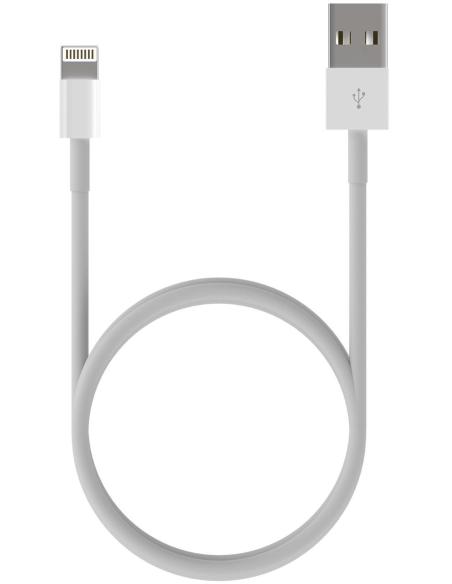 Aisens Cable USB-A a Lightning 50 cm Blanco