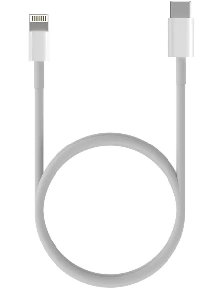 Aisens Cable USB-C a Lightning 0.5 M Blanco