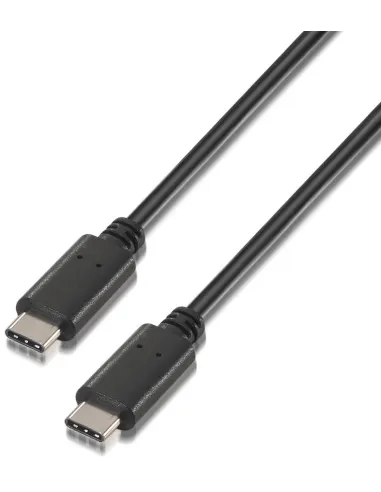 Aisens Cable USB 2.0 3A Tipo-C Macho/Macho 1m Negro