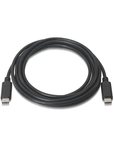 Aisens Cable USB 2.0 3A Tipo-C Macho/Macho 1m Negro