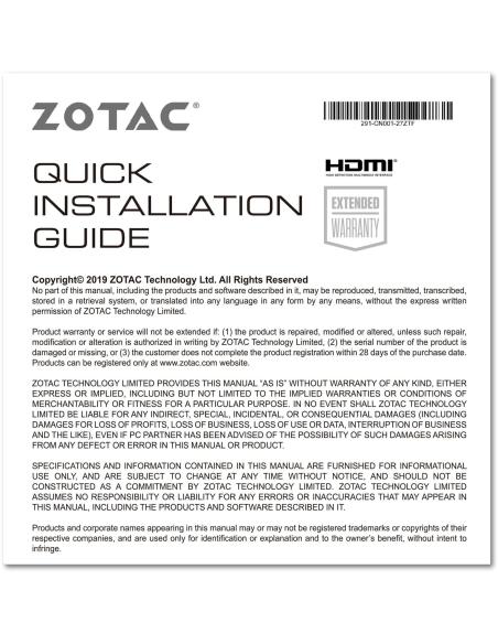 Zotac GeForce RTX 3060 Twin Edge Gaming OC 12GB GDDR6