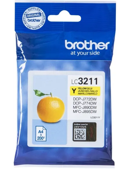Brother LC3211Y Cartucho de Tinta Amarillo