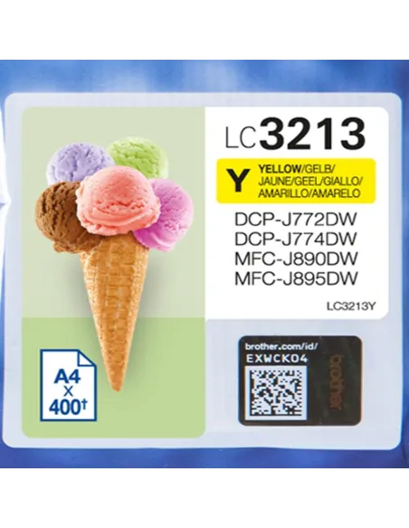Brother LC3213Y Cartucho de Tinta Amarillo