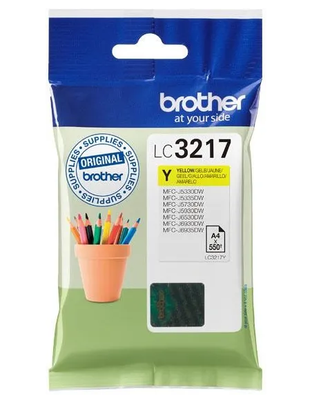 Brother LC3217Y Cartucho de Tinta Amarillo