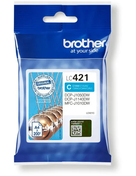 Brother LC421C Cartucho de Tinta Cian