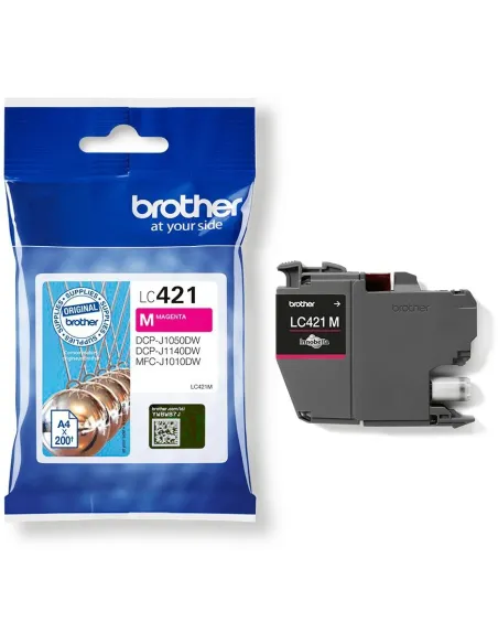 Brother LC421M Cartucho de Tinta Magenta
