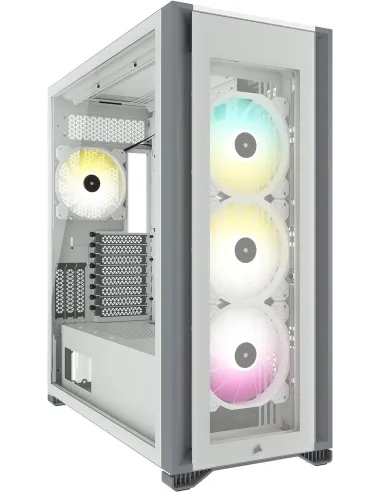 Corsair iCUE 7000X RGB Cristal Templado USB 3.0 Blanca