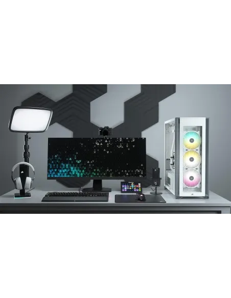 Corsair iCUE 7000X RGB Cristal Templado USB 3.0 Blanca