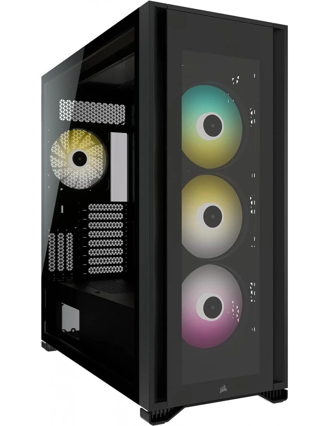 Corsair iCUE 7000X RGB Cristal Templado USB 3.0 Negra