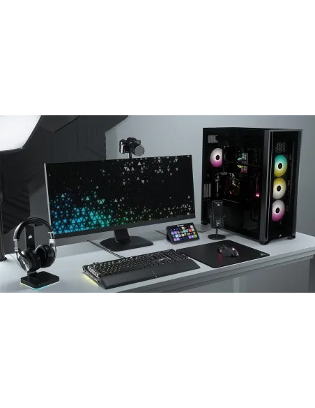 Corsair iCUE 7000X RGB Cristal Templado USB 3.0 Negra