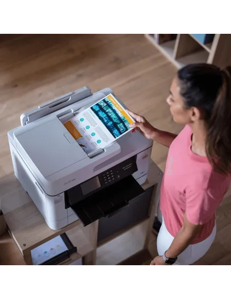 Brother MFCJ-5740DW Impresora de Tinta Multifunción Color Wifi Blanca