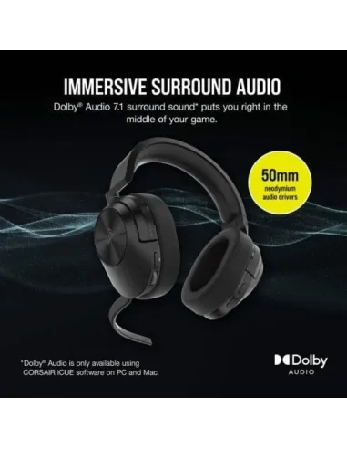 Corsair HS55 Wireless Auriculares Inalámbricos Gaming Carbon