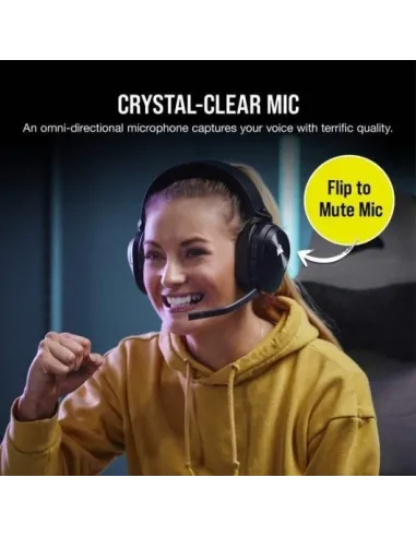 Corsair HS55 Wireless Auriculares Inalámbricos Gaming Carbón