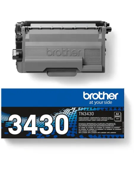 Brother TN3430 Tóner Negro