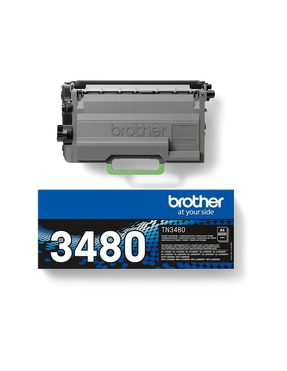 Brother TN3480 Tóner Negro