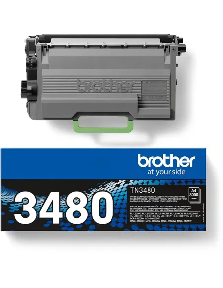 Brother TN3480 Tóner Negro