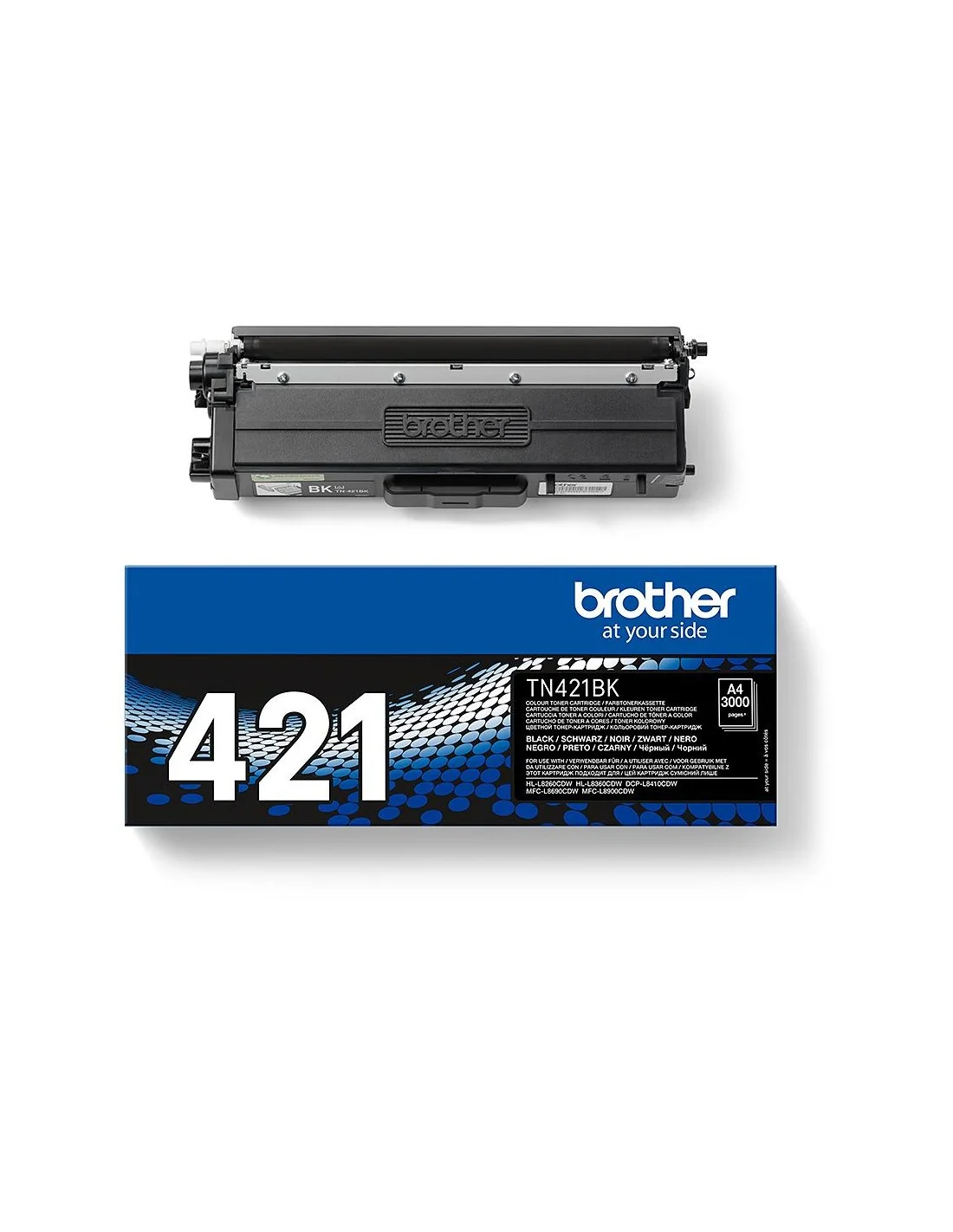 Brother TN421BK Tóner Negro