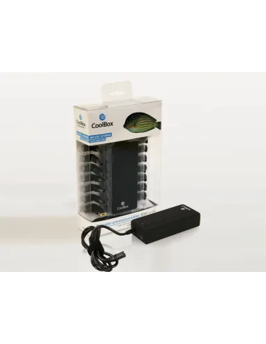 CoolBox FALCOONB90U Cargador de Portatil Universal 90 W Negro