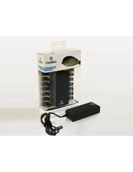 CoolBox FALCOONB90U Cargador de Portatil Universal 90 W Negro