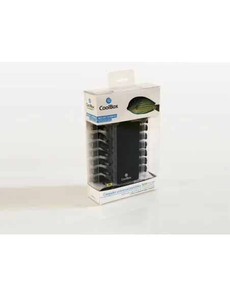 CoolBox FALCOONB90U Cargador de Portatil Universal 90 W Negro