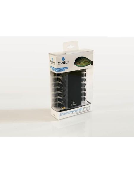 CoolBox FALCOONB90U Cargador de Portatil Universal 90 W Negro
