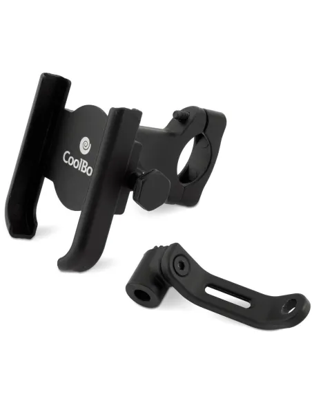 CoolBox Coolrider Soporte de Patinete/Bicicleta Giratorio para Smartphone Negro