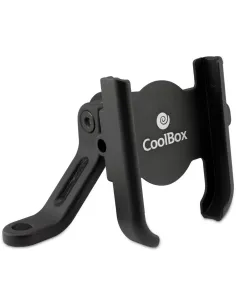 CoolBox Coolrider Soporte de Patinete/Bicicleta Giratorio para Smartphone Negro-COO-PZ06