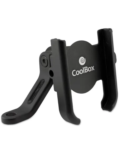 CoolBox Coolrider Soporte de Patinete/Bicicleta Giratorio para Smartphone Negro