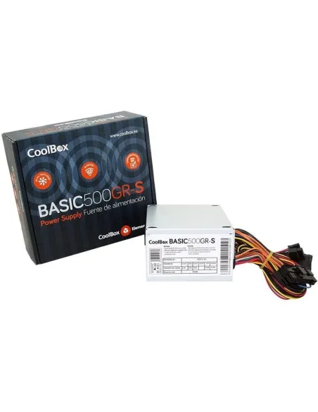 CoolBox FALCOO500SGR Fuente de Alimentación 500W SFX 80+