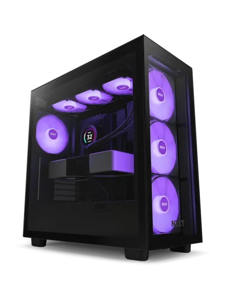 NZXT H7 Elite RGB Cristal Templado USB 3.2 Negra