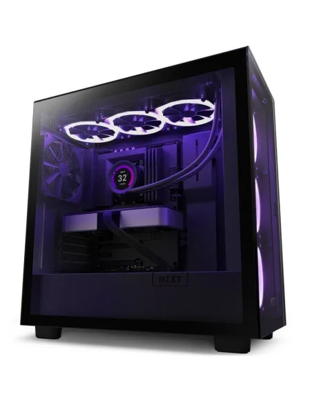 NZXT H7 Elite RGB Cristal Templado USB 3.2 Negra