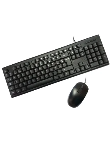 CoolBox PCC-KTR-001 Kit de Teclado y Ratón Negro