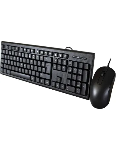 CoolBox PCC-KTR-001 Kit de Teclado y Ratón Negro