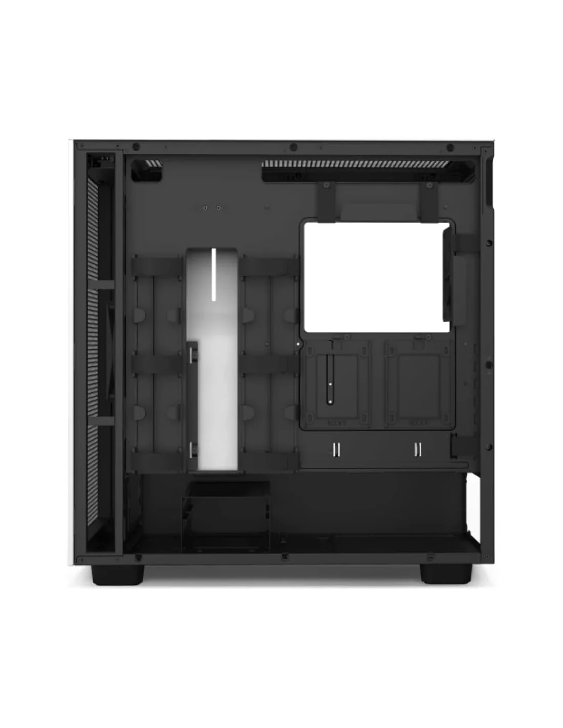 NZXT H7 Flow Cristal Templado USB 3.2 Blanca/Negra