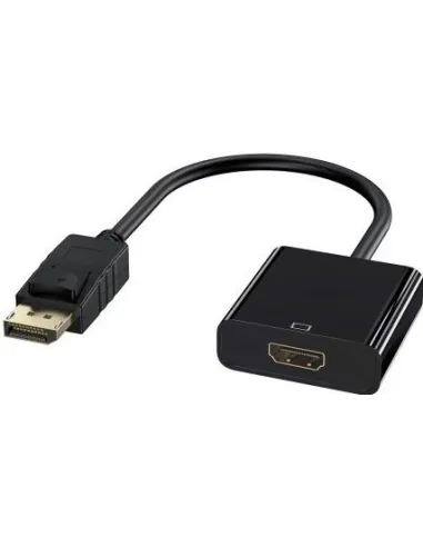 Ewent EC1455 Adaptador de Imagen DisplayPort a HDMI Full HD 15cm Negro