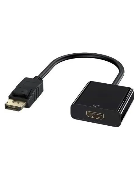 Ewent EC1455 Adaptador de Imagen DisplayPort a HDMI Full HD 15cm Negro