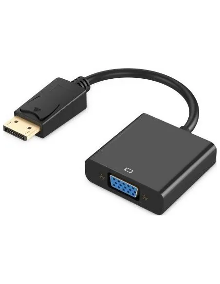 Ewent EC1454 Adaptador de Imagen Displayport a VGA Full HD 15cm Negro