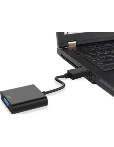 Ewent EC1454 Adaptador de Imagen Displayport a VGA Full HD 15cm Negro