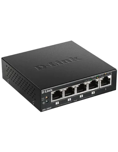 D-Link DGS-1005P Switch 5 puertos Gigabit PoE+